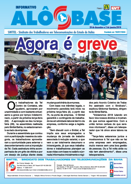 Agora é greve na Tel 